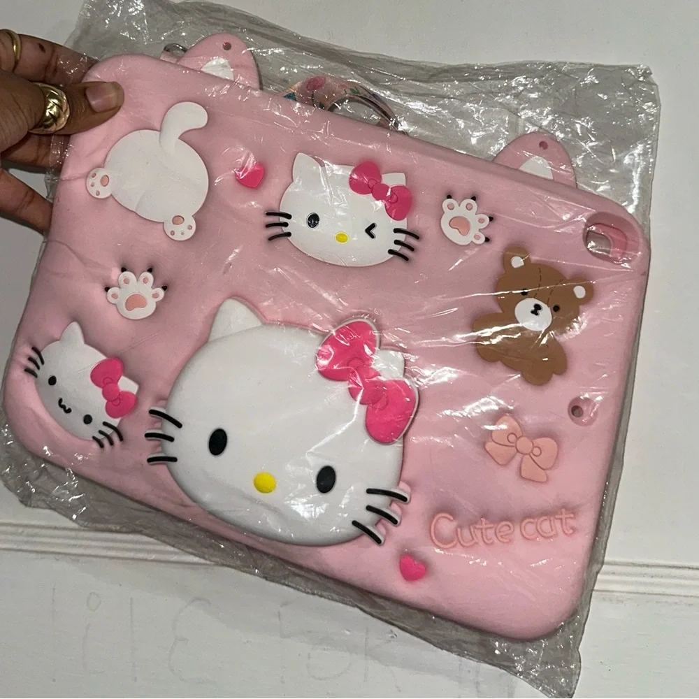 Pink Hello Kitty Tablet case with strap